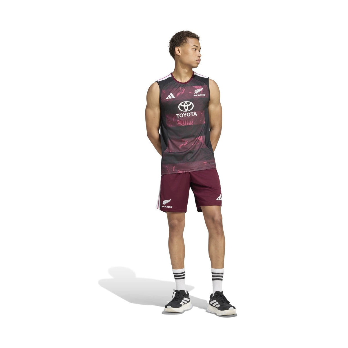 adidas Men's All Blacks Singlet For South Africa Tour-3