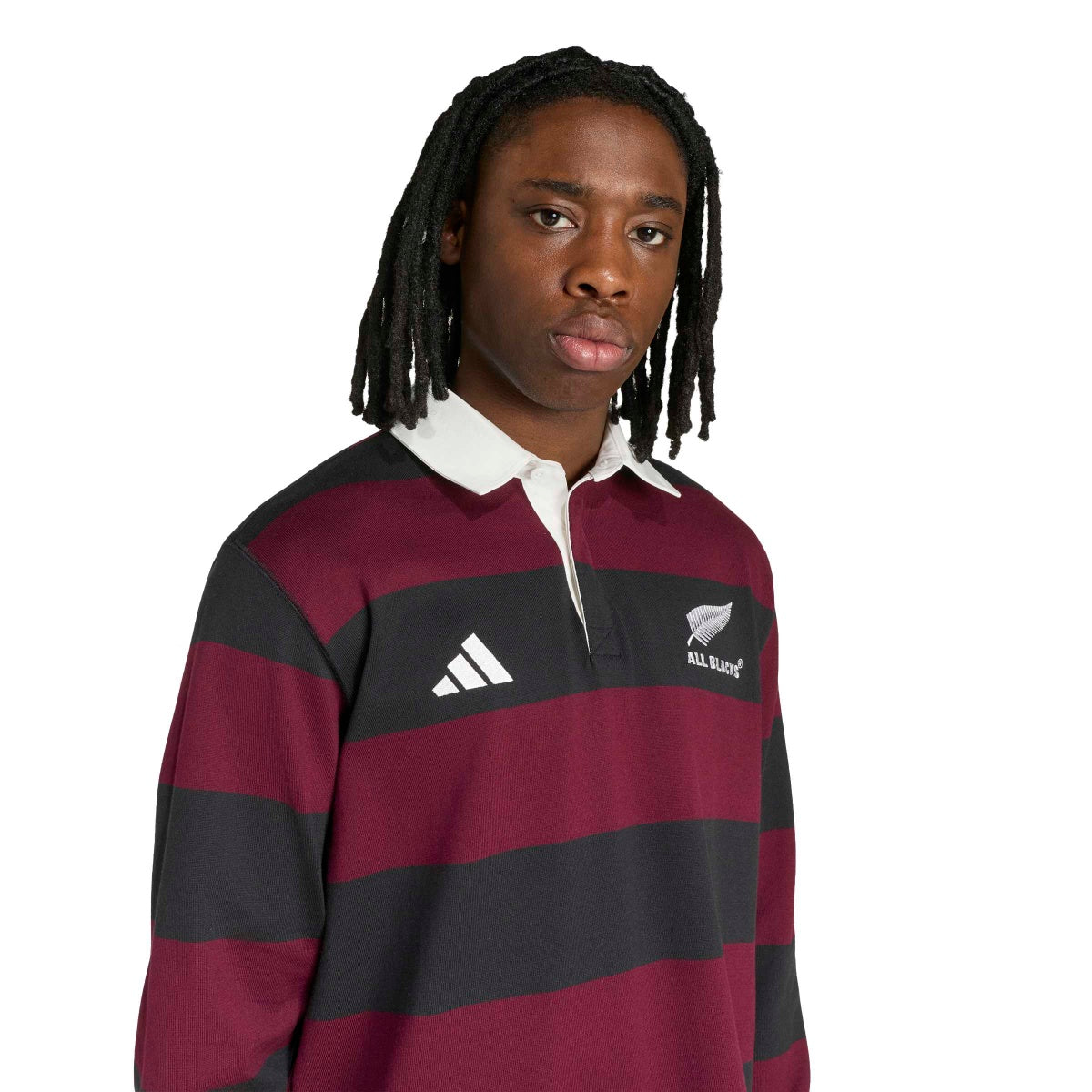 adidas Men's New Zealand All Blacks Heritage Polo Shirt-4