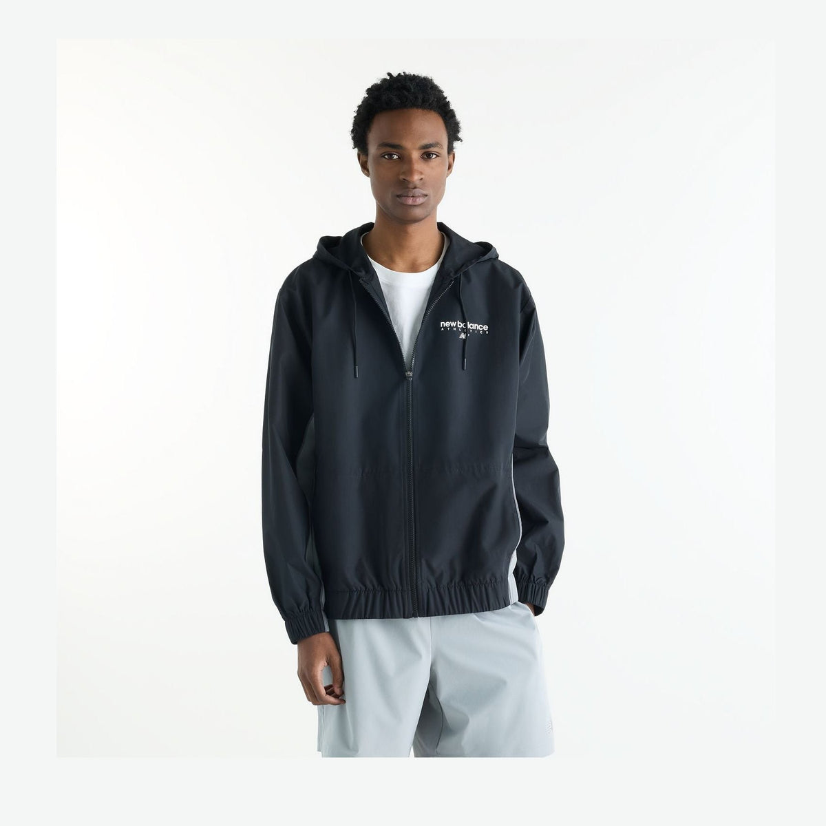 New Balance Men's Sport Linear Graphic Woven Jacket-1