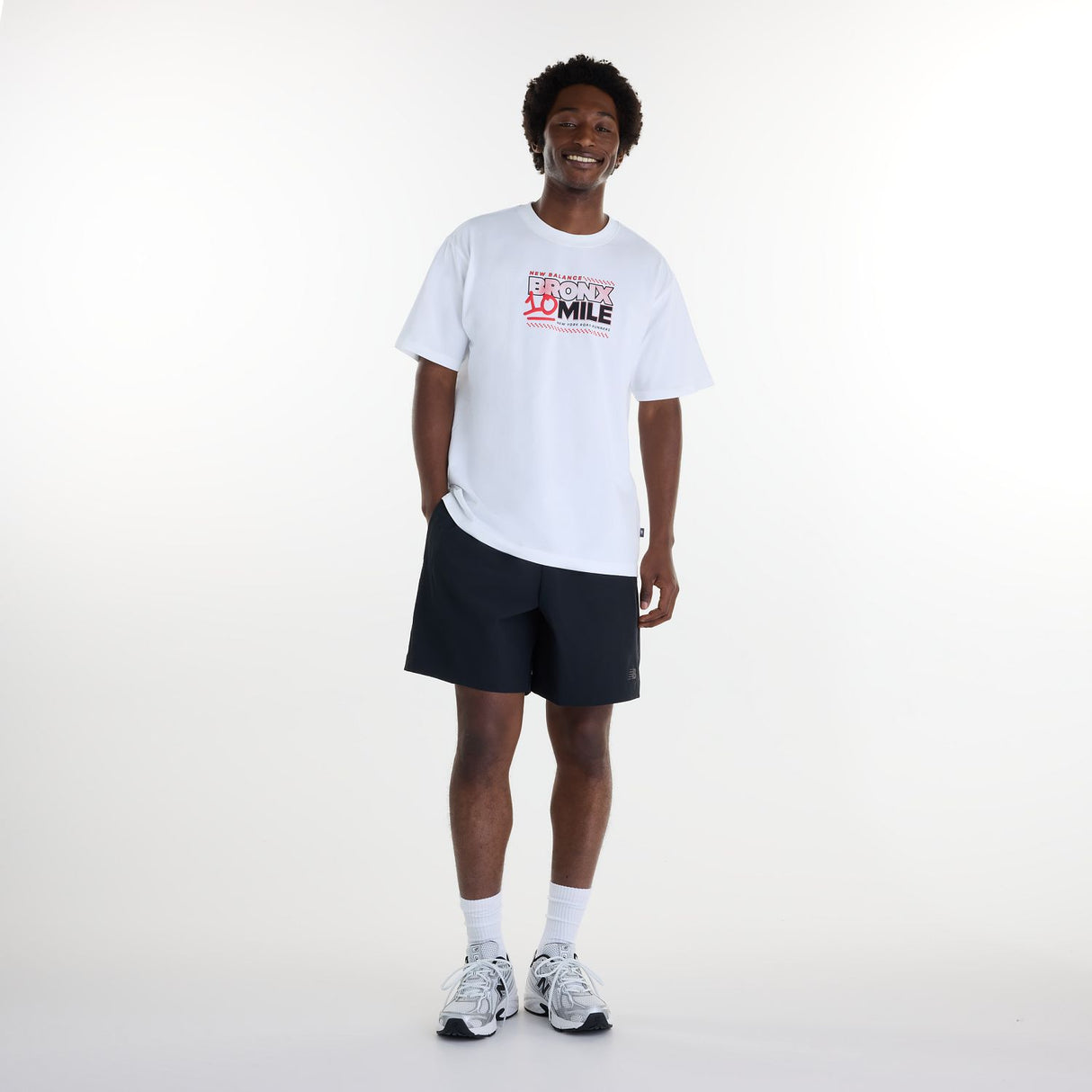 New Balance Men's Bronx 10 Mile Graphic T Shirt-5