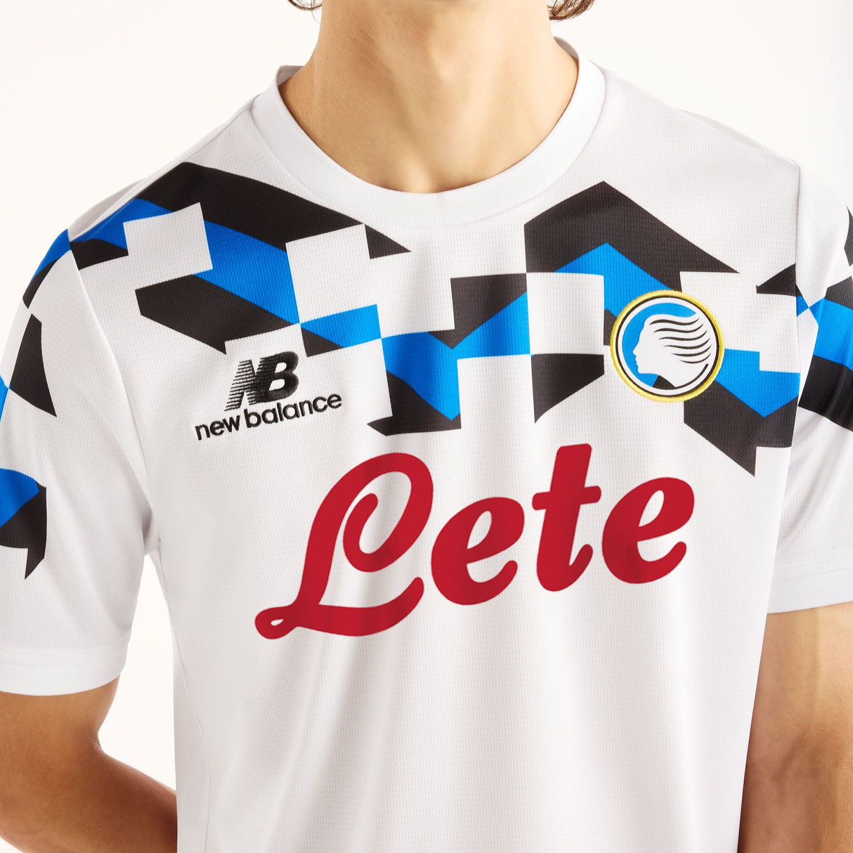 New Balance Adult Atalanta BC 26/27 Away Short Sleeve Soccer Jersey-3