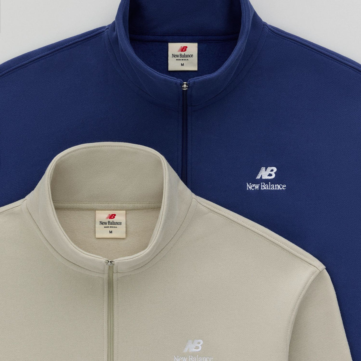 New Balance Men's Made in USA Fleece Quarter Zip-5