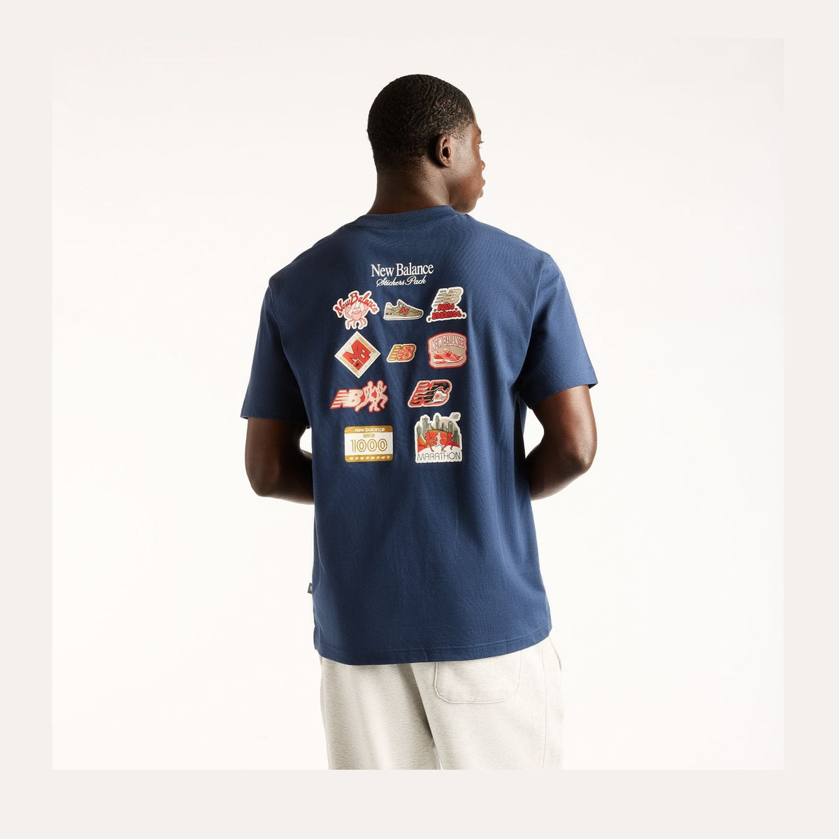 New Balance Men's Sticker Pack T-Shirt-3