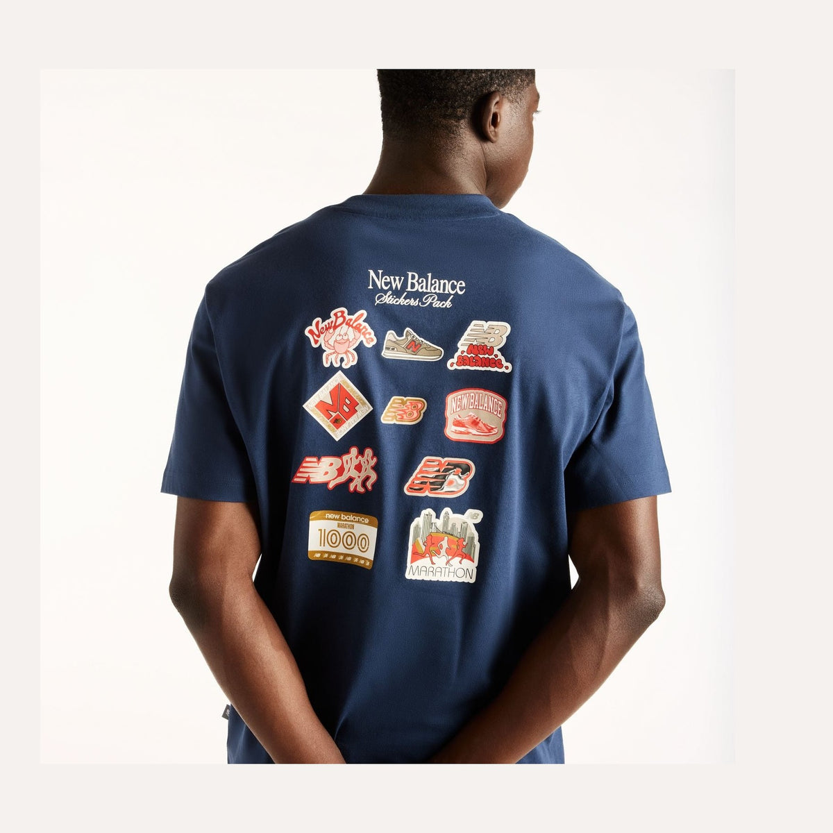 New Balance Men's Sticker Pack T-Shirt-2