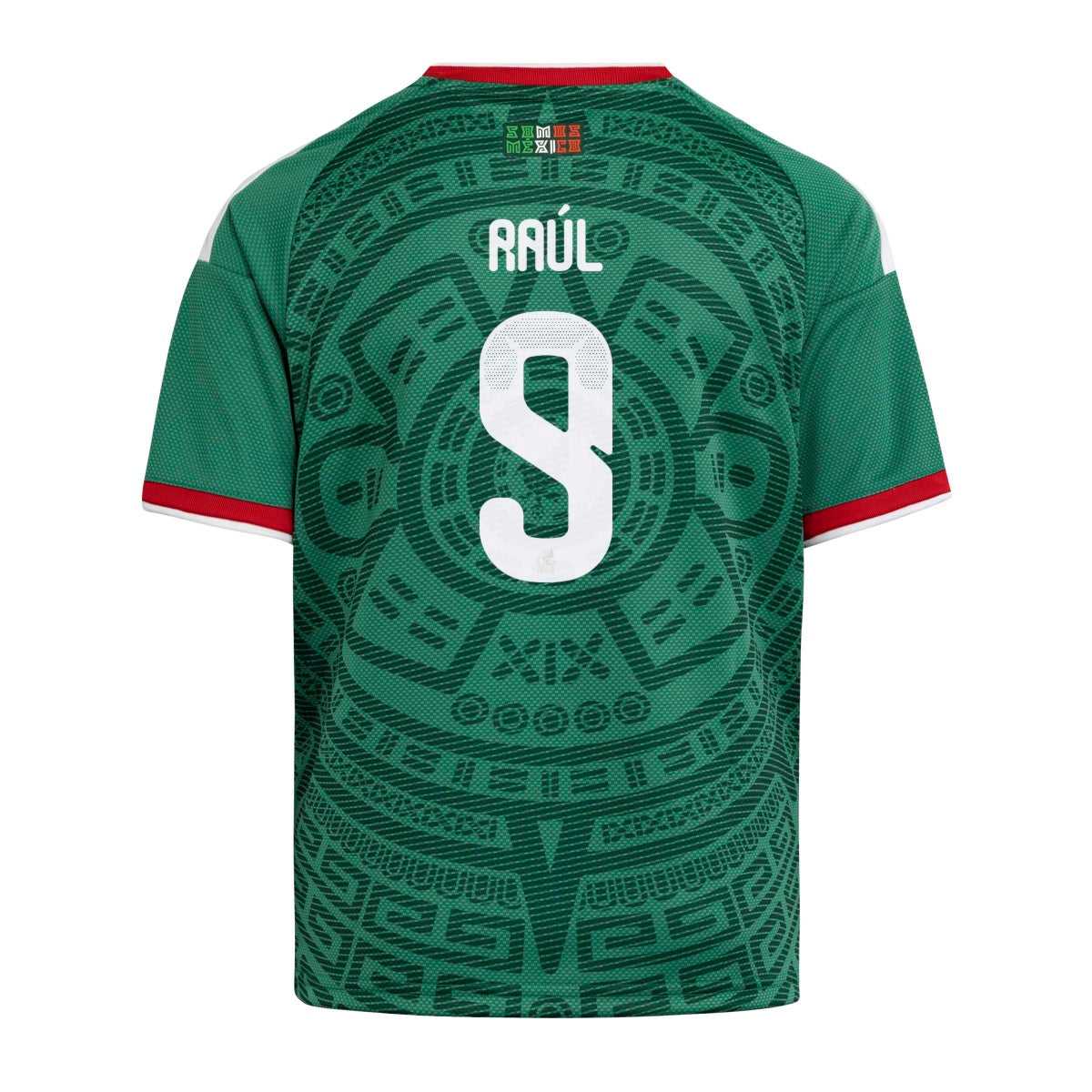 adidas Youth Mexico 26 Home Raul Jersey-2