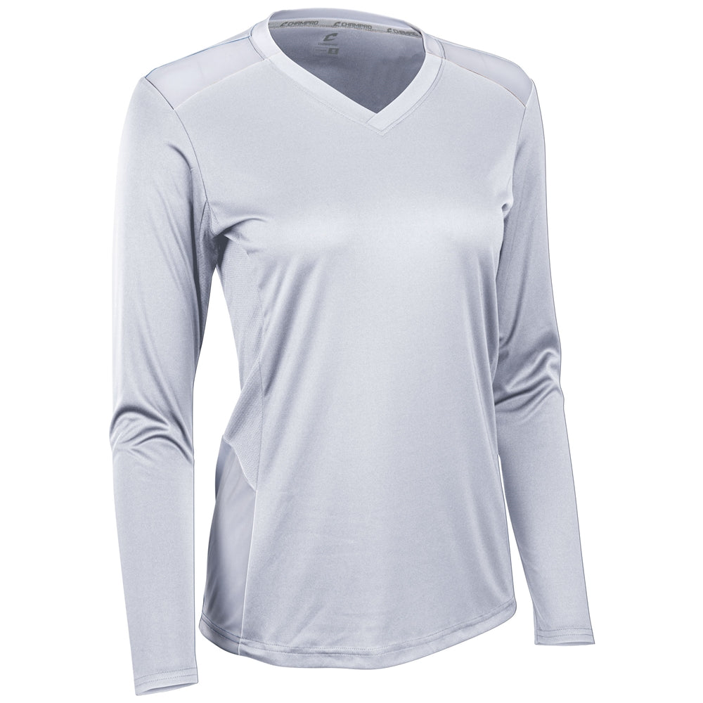 Champro Girl's Rally Long Sleeve Volleyball Jersey Volleyball Apparel All