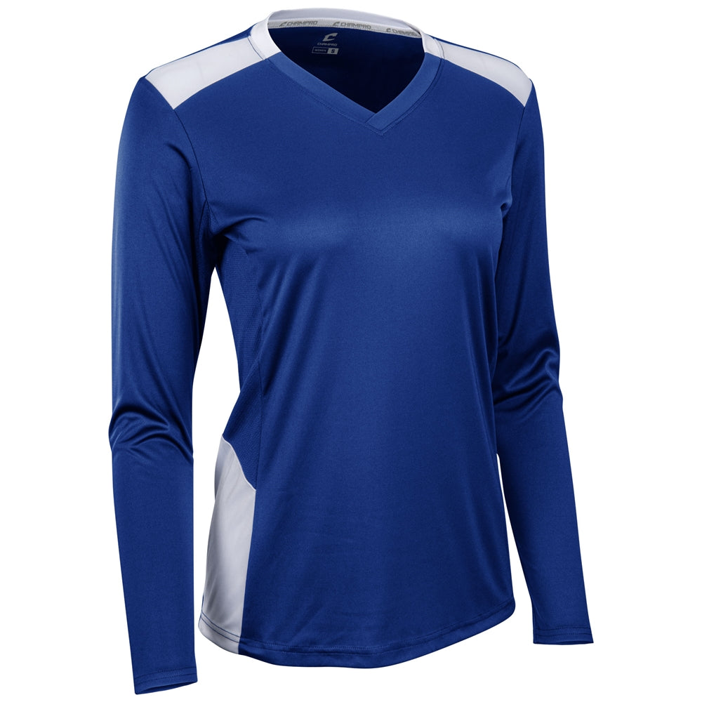 Champro Girl's Rally Long Sleeve Volleyball Jersey-1
