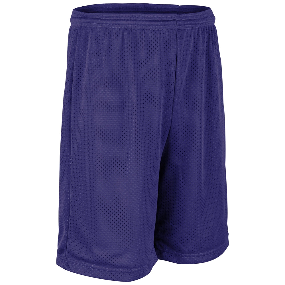 Champro Men's Polyester 9" Inseam Tricot Basketball Shorts with Liner -1