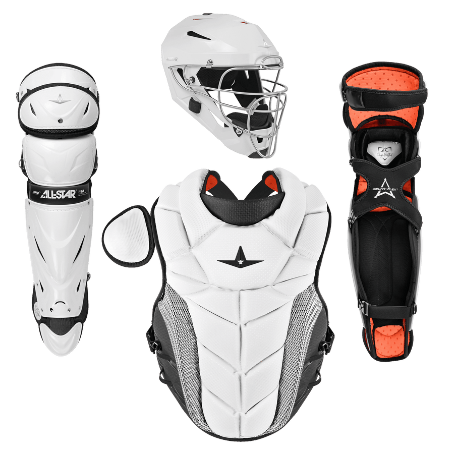 All-Star PHX™ Fastpitch Softball Catching Kit Softball Catcher's Protective Equipment All