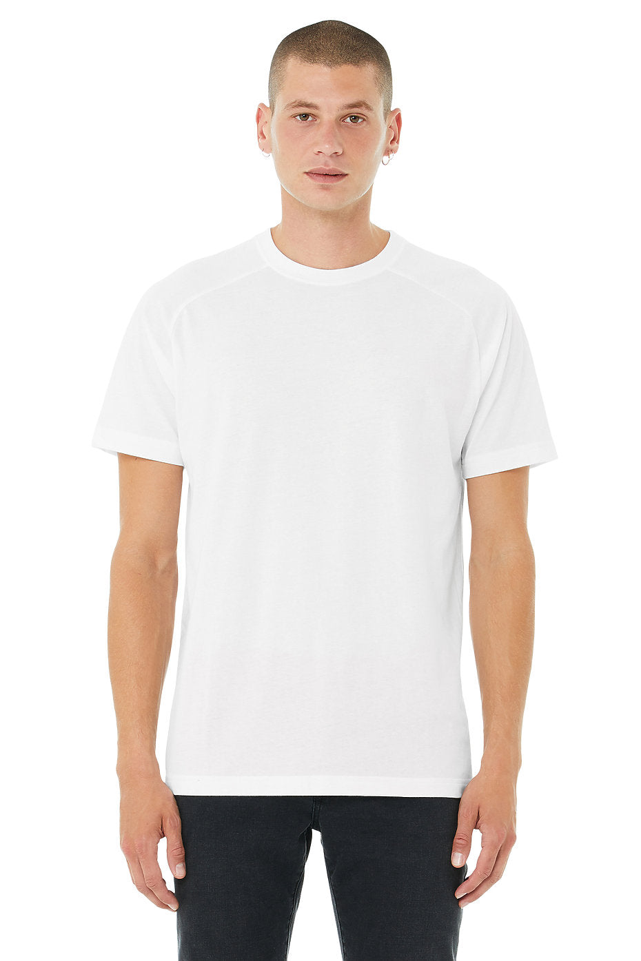 BELLA + CANVAS Men's Heather CVC Raglan Tee Mens Apparel Shirts & Tops