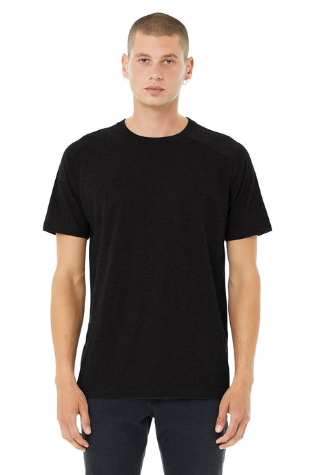 BELLA + CANVAS Men's Heather CVC Raglan Tee Mens Apparel Shirts & Tops