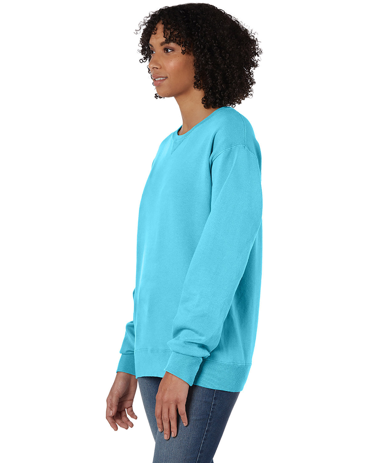 Hanes Women's ComfortWash Crew Sweatshirt Womens Apparel Sweatshirts & Fleece