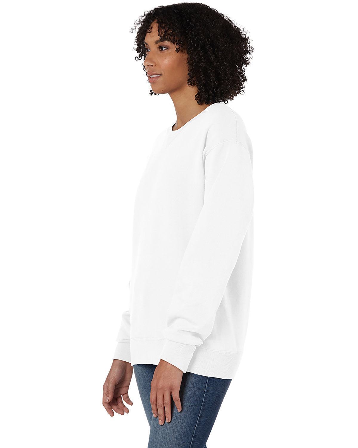 Hanes Women's ComfortWash Crew Sweatshirt Womens Apparel Sweatshirts & Fleece