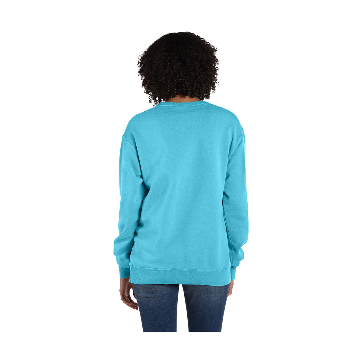 Hanes Women's ComfortWash Crew Sweatshirt-3