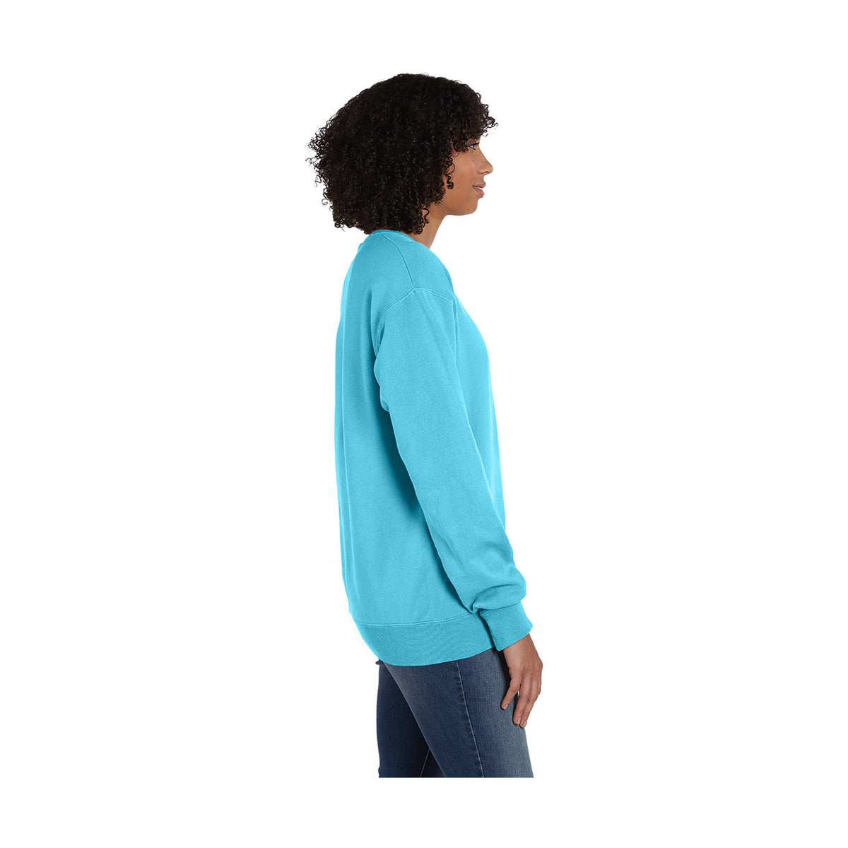 Hanes Women's ComfortWash Crew Sweatshirt-4