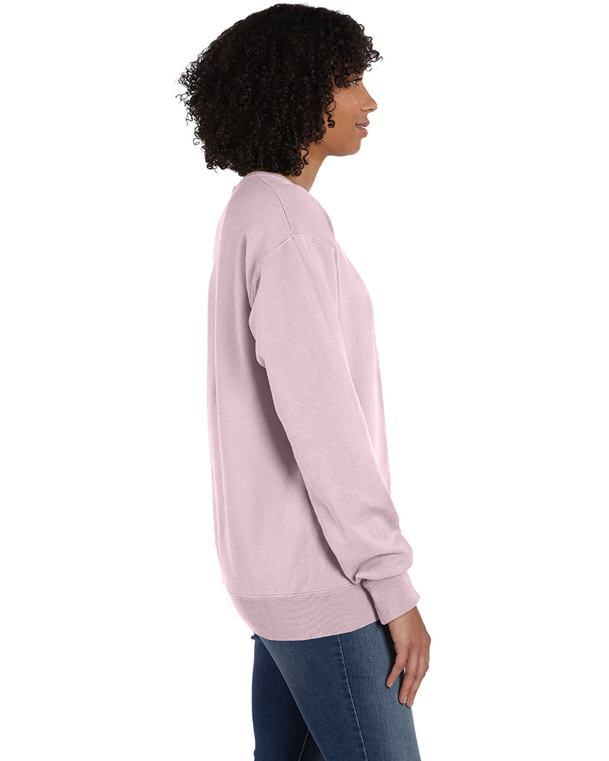 Hanes Women's ComfortWash Crew Sweatshirt Womens Apparel Sweatshirts & Fleece