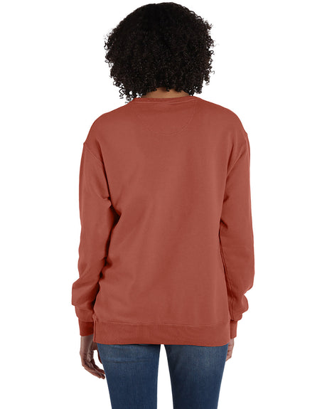 Hanes Women's ComfortWash Crew Sweatshirt Womens Apparel Sweatshirts & Fleece