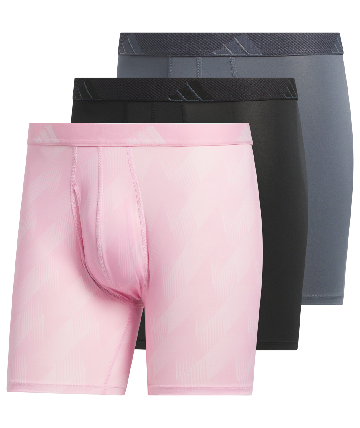 adidas Men's Microfiber 3-Pack Boxer Brief-1