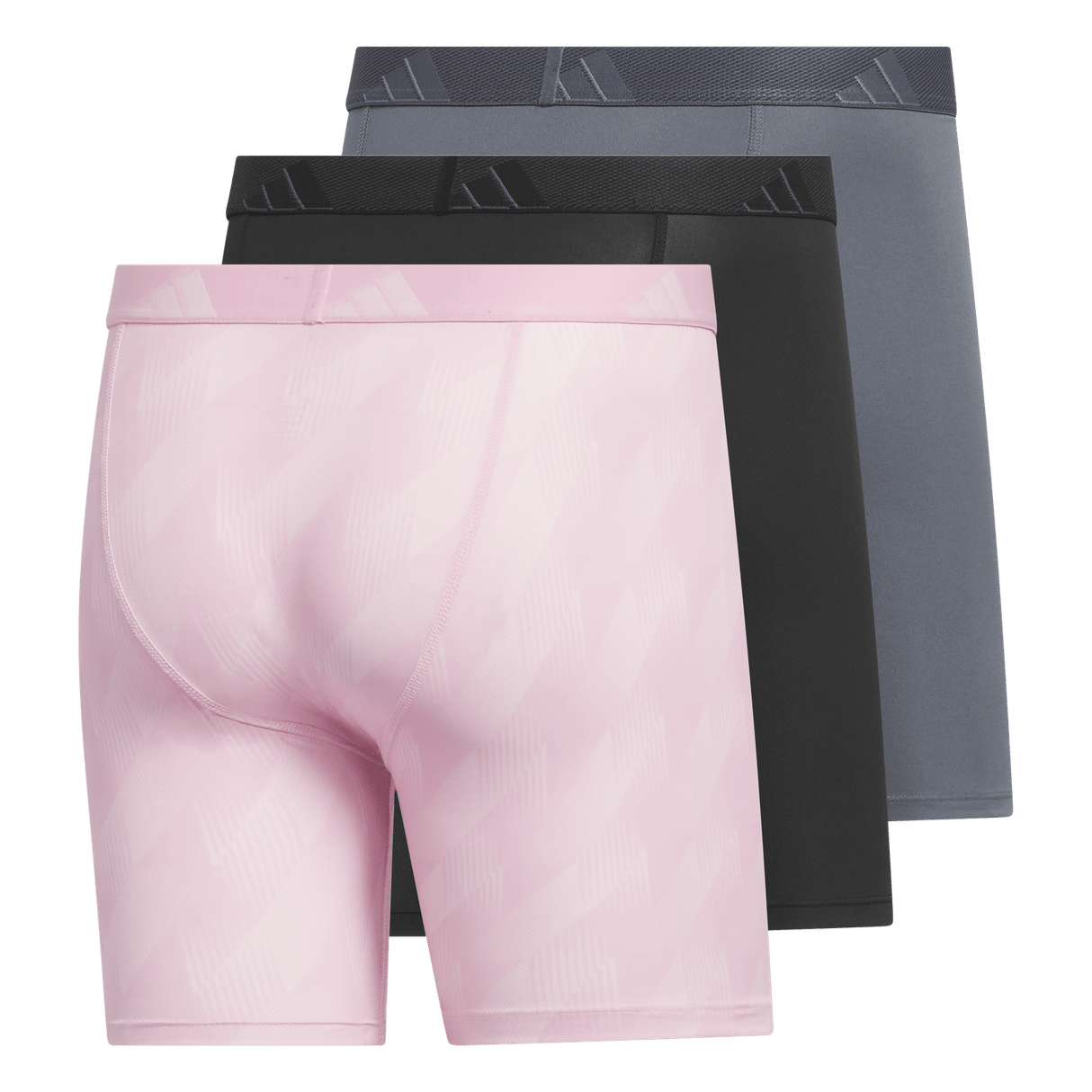 adidas Men's Microfiber 3-Pack Boxer Brief Mens Apparel Underwear