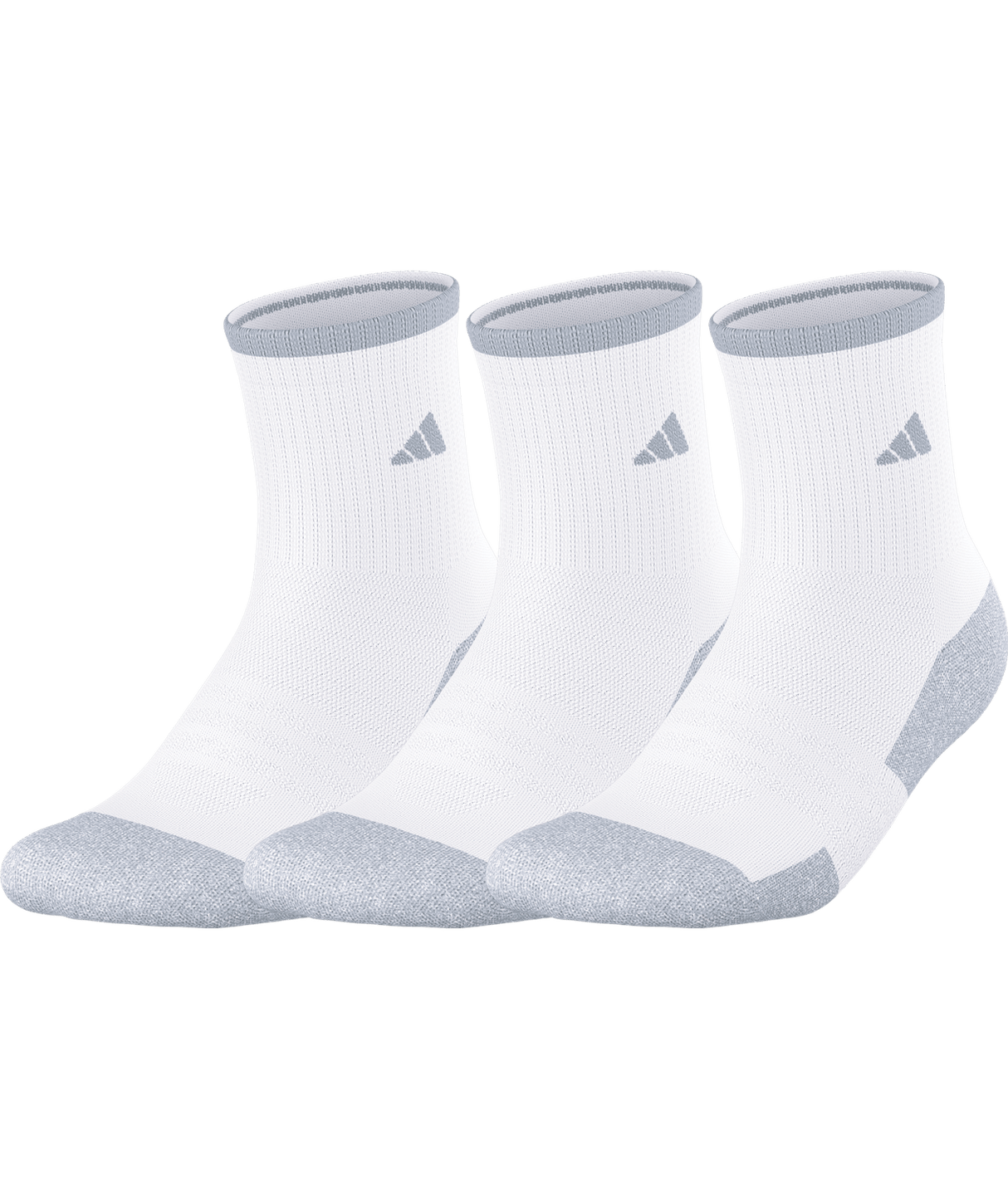 adidas Men's Cushioned X 4 3-Pack Mid-Crew Socks Unisex Accessories Socks