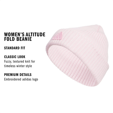 adidas Women's Altitude 2 Fold Beanie Unisex Accessories Hats & Caps