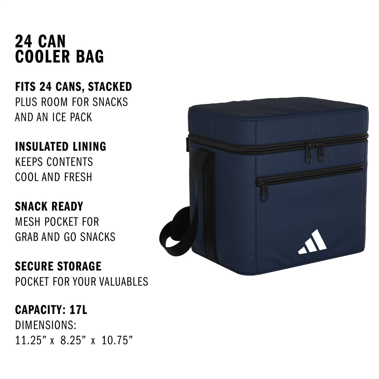 adidas 24 Can Cooler Bag Unisex Accessories Bags & Backpacks