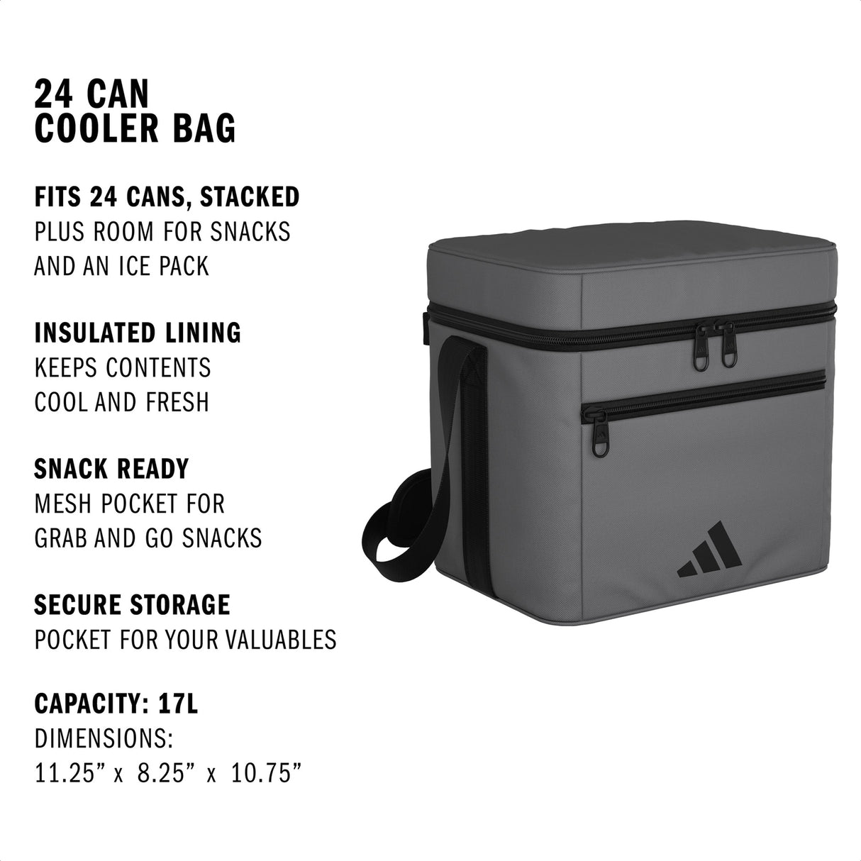 adidas 24 Can Cooler Bag Unisex Accessories Bags & Backpacks