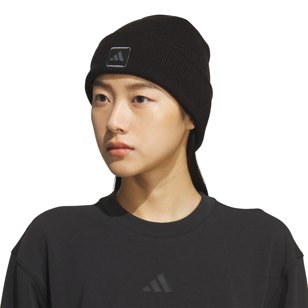 adidas Women's Performance Wide Cuff Fold Beanie-4