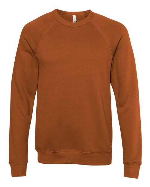 Bella + Canvas Men's Sponge Fleece Raglan Sweatshirt Mens Apparel Sweatshirts & Fleece