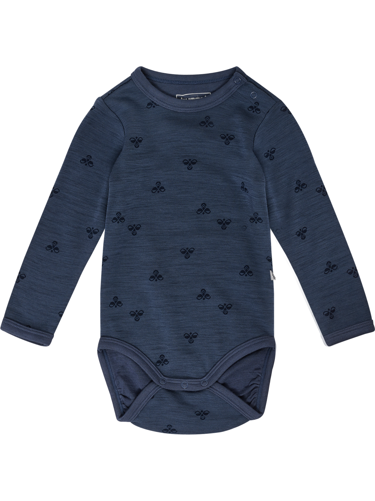 Hummel Infant and Toddler Mini Wool Long Sleeve Bodysuit 229428-1