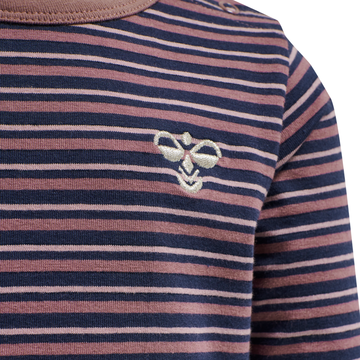 Hummel Infant and Toddler Silver Stripe Long Sleeve T-Shirt 212687-3