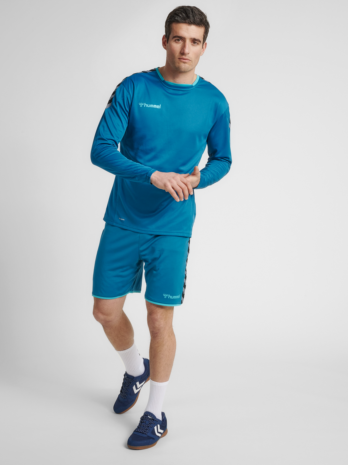 Hummel Men's Authentic Long Sleeve Soccer Poly Jersey 204922-1