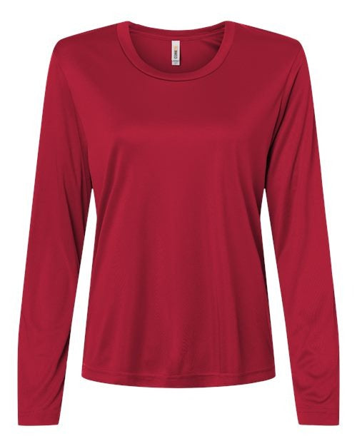 CORE365 Women's Capital Performance Long Sleeve T-Shirt-1