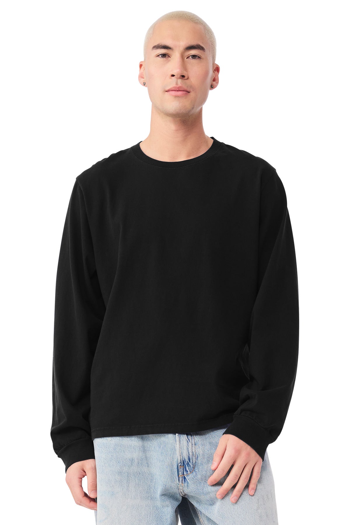 Bella + Canvas Men's Heavyweight Garment-Dyed Long Sleeve Tee