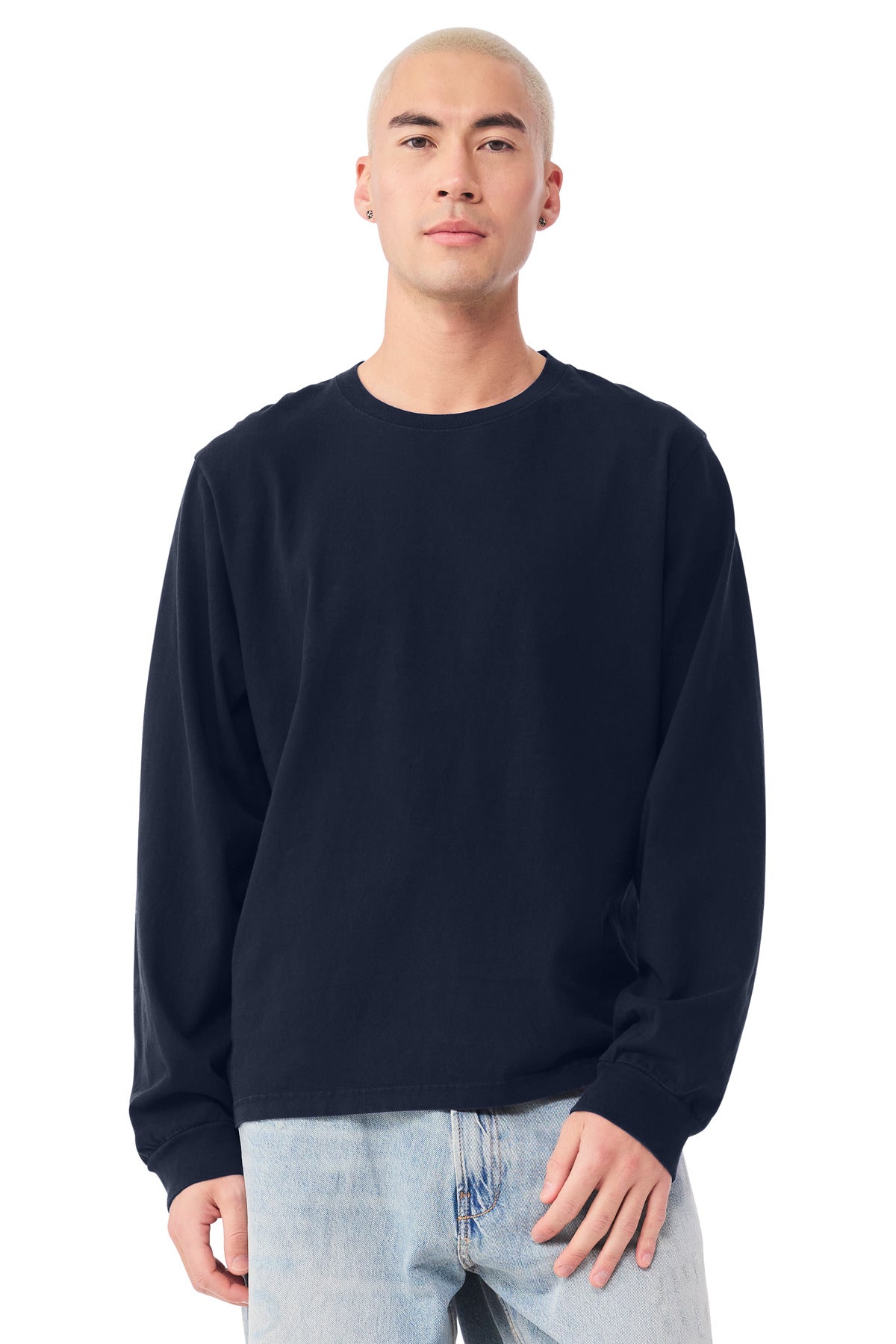 Bella + Canvas Men's Heavyweight Garment-Dyed Long Sleeve Tee