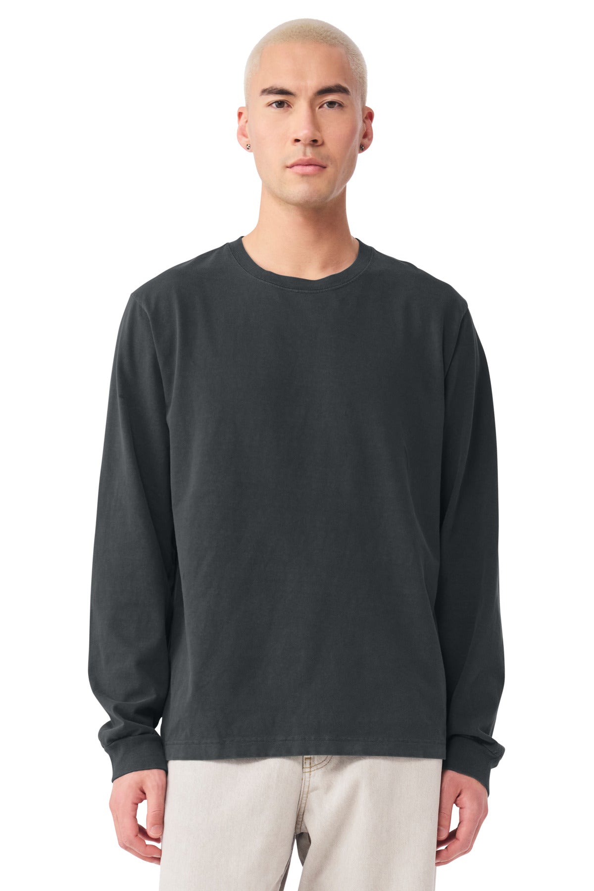Bella + Canvas Men's Heavyweight Garment-Dyed Long Sleeve Tee