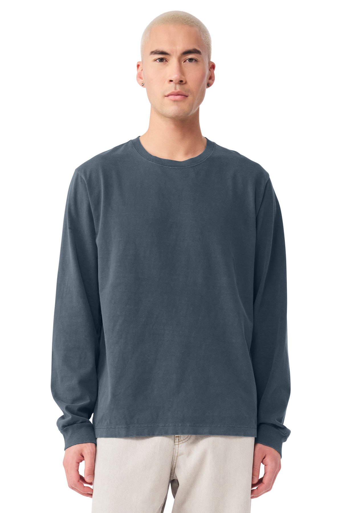Bella + Canvas Men's Heavyweight Garment-Dyed Long Sleeve Tee