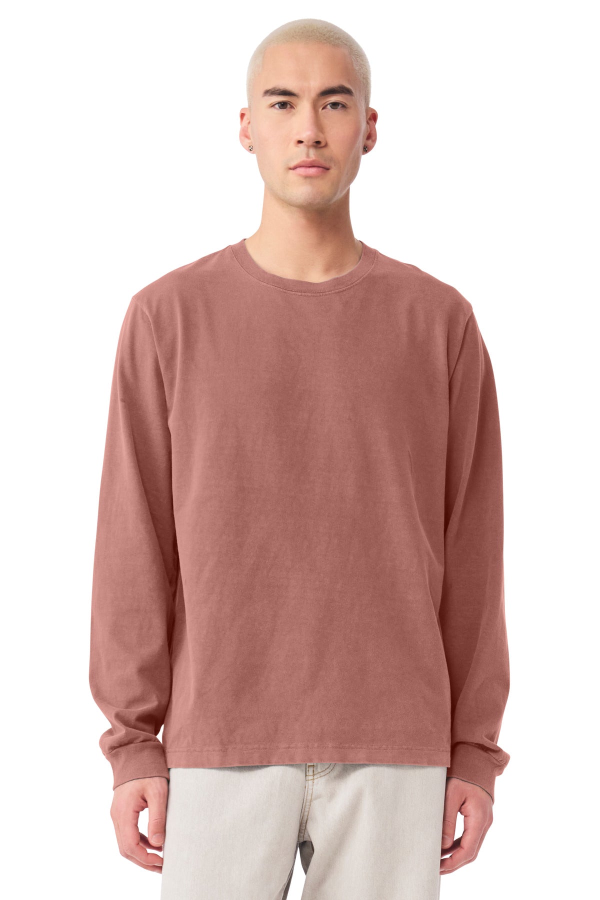 Bella + Canvas Men's Heavyweight Garment-Dyed Long Sleeve Tee