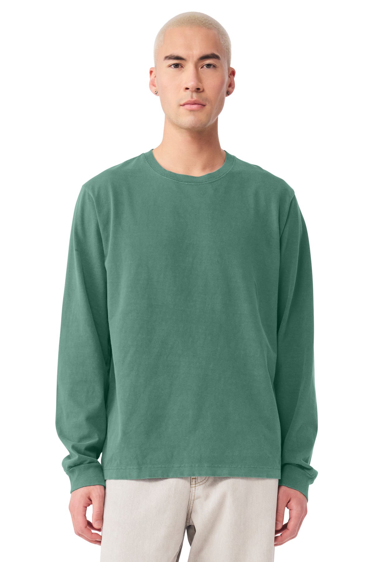 Bella + Canvas Men's Heavyweight Garment-Dyed Long Sleeve Tee