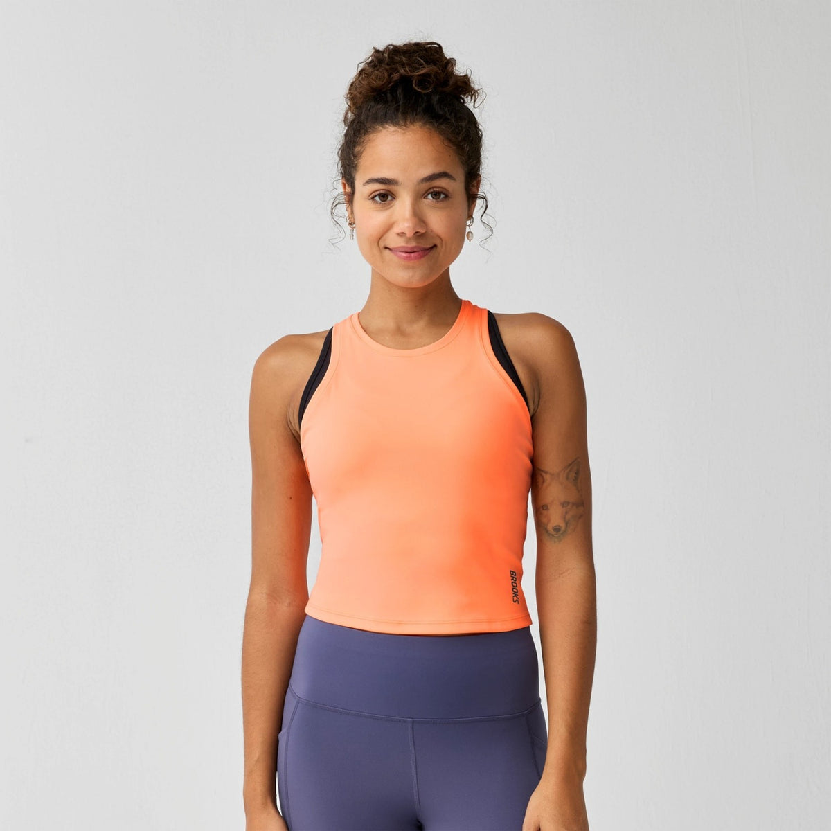 Brooks Women's Dash Crop Tank Top-1