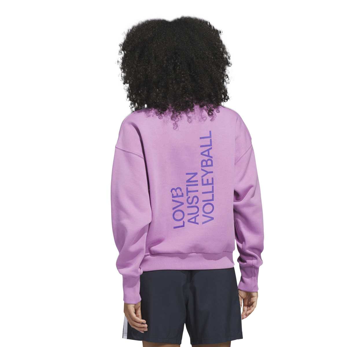 adidas Women's LOVB City Graphics Pullover Crew-4