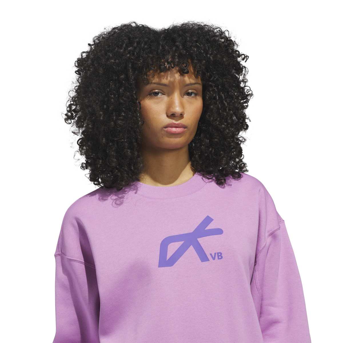 adidas Women's LOVB City Graphics Pullover Crew-6