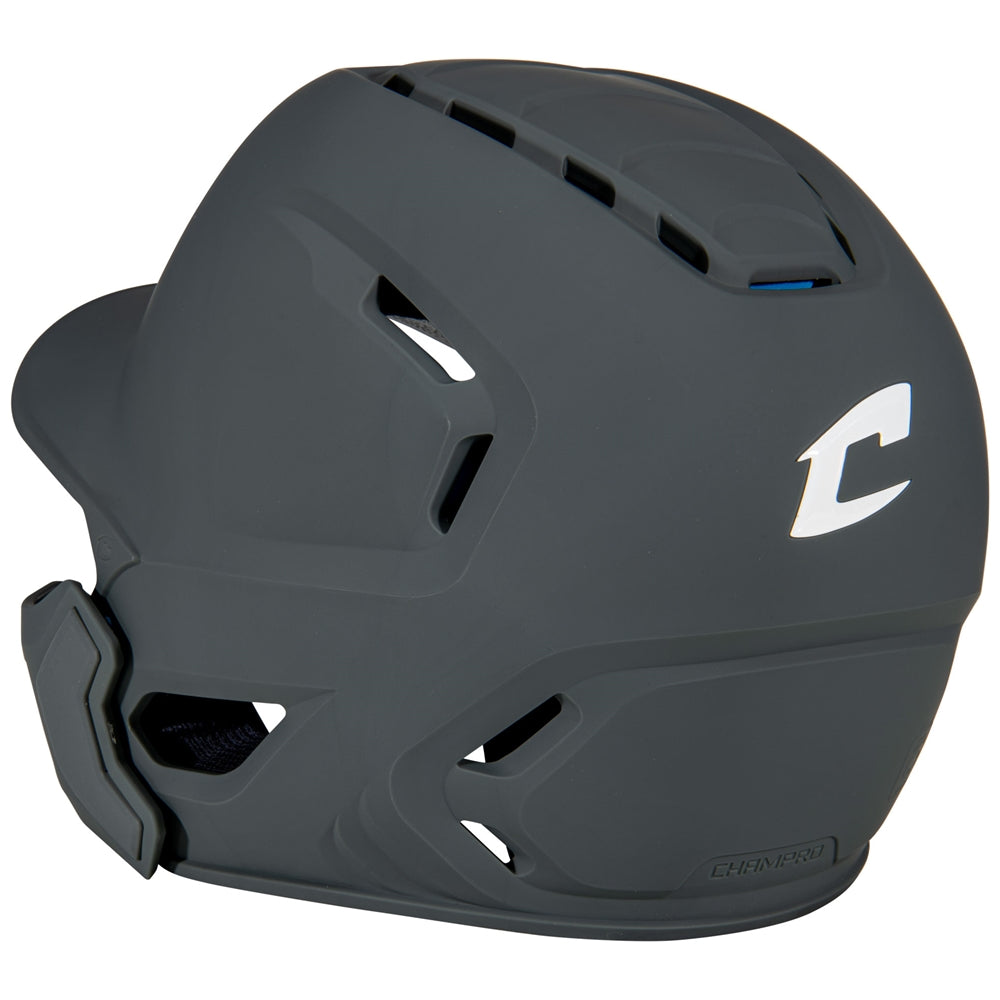 Champro HXE Matte Baseball Helmet with Jaw Guard-2