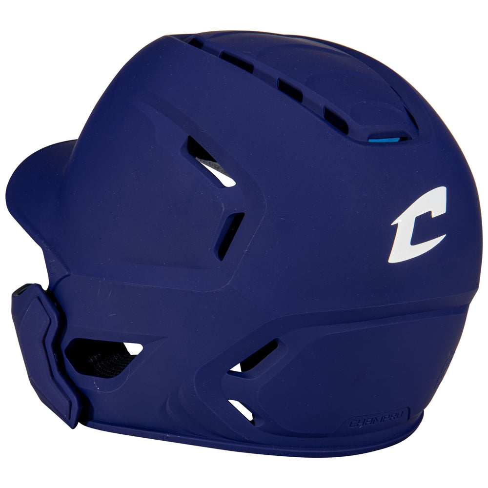 Champro HXE Matte Baseball Helmet with Jaw Guard-2