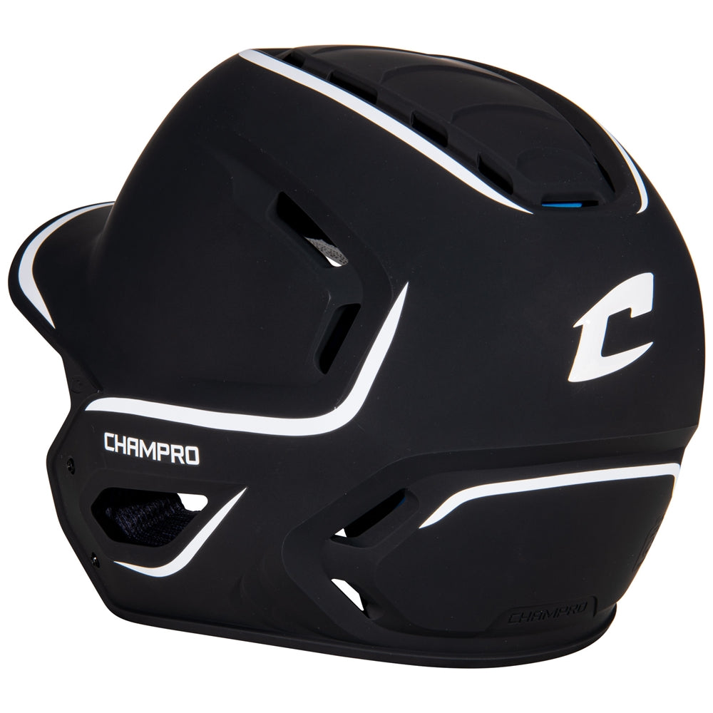 Champro HXE Two-Tone Matte Baseball Batting Helmet-2