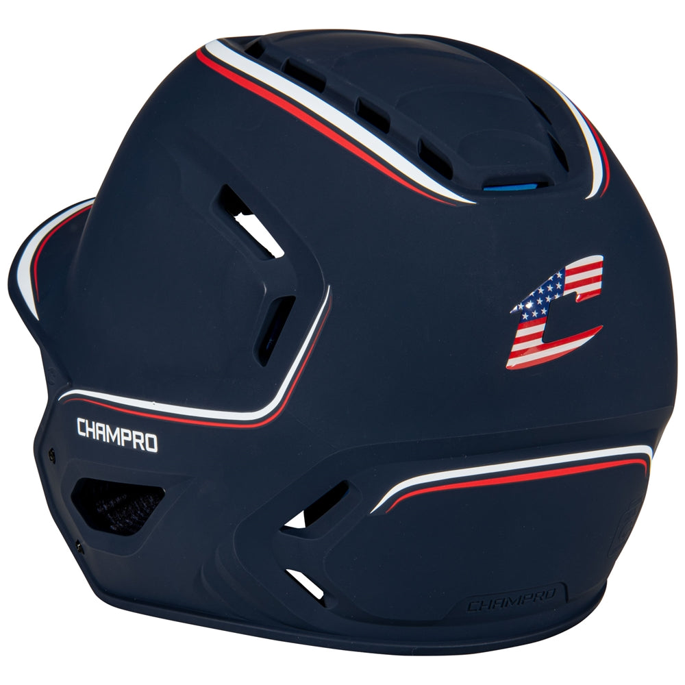 Champro HXE Two-Tone Matte Baseball Batting Helmet-2