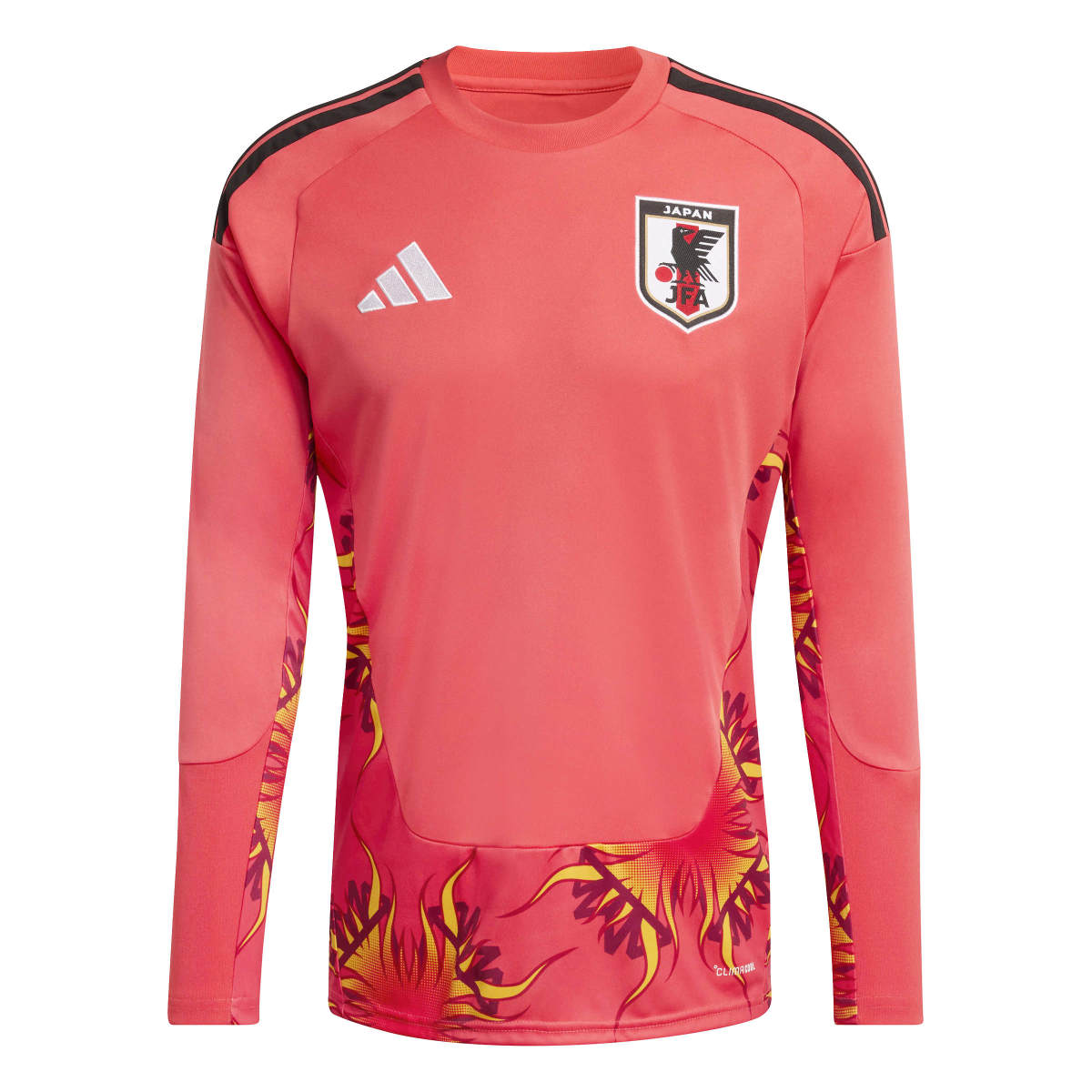 adidas Men's Japan 26 Home Long Sleeve Goalkeeper Jersey -1