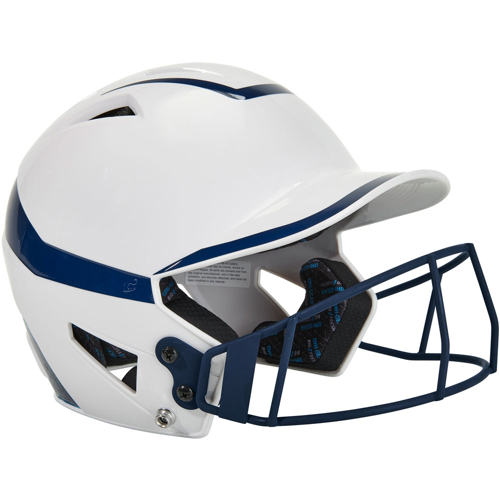 Champro HX Rise Pro Batting Helmet with Facemask-2