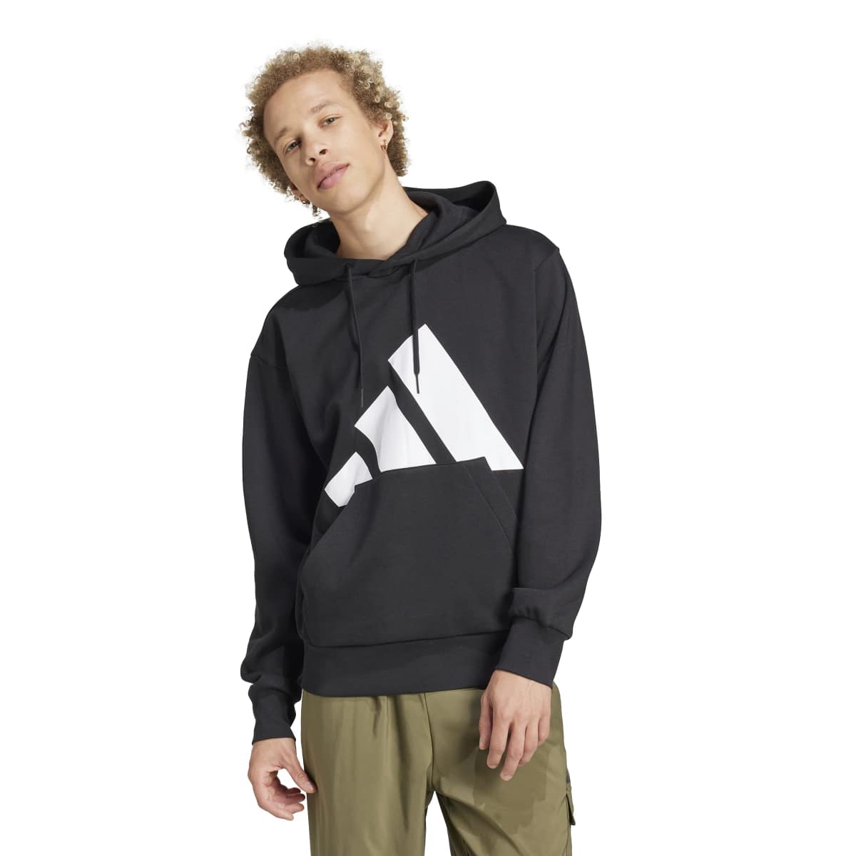 adidas Men's Essentials Big Logo Fleece Hoodie-3