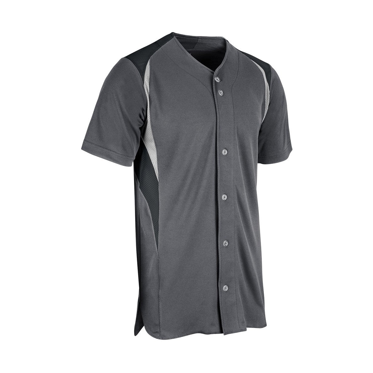 Champro Men's Bull Pen Full Button Baseball Jersey-1